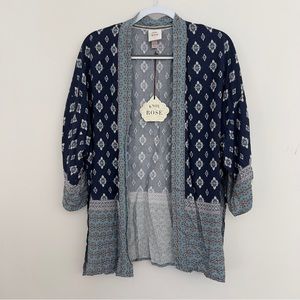 NWT Knox Rose Navy Floral Print